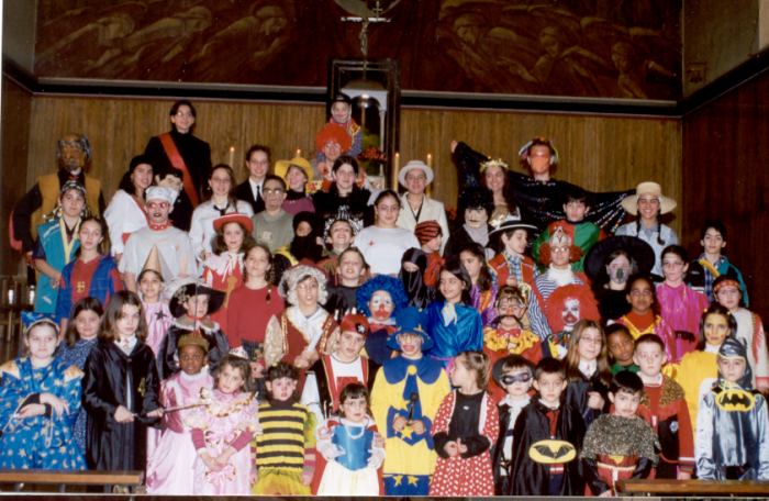 Carnaval 2002 - lecteurs et enfants de choeur