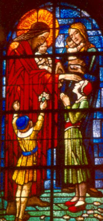 J�sus b�nit les enfants