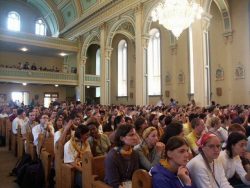 La messe en l'�glise de St Vincent de Paul