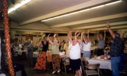 Les paroissiens de St Claude ont organisé une très belle fête en l'honneur des JMJ